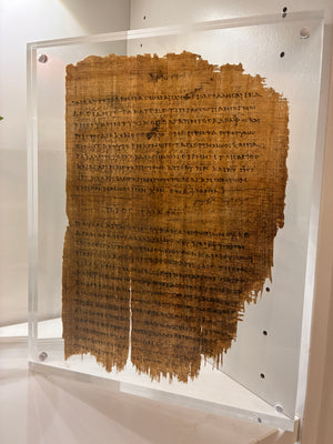 No Other Gospel — Called by Christ | Papyrus 46 (P46) | Ephesians 6:21-Galatians 1:23, Folio 7 | Master-crafted Replica