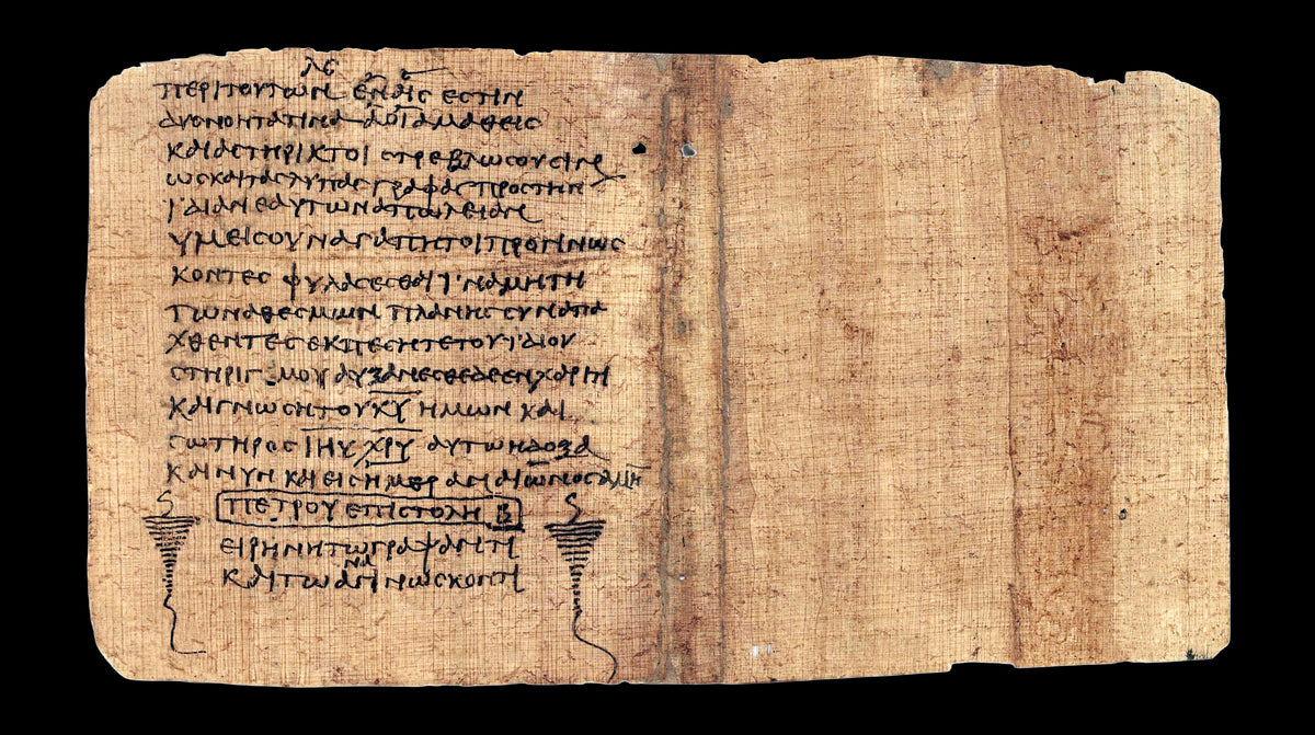 Warning Against Twisting Scripture | Papyrus 72 Replica | 2 Peter 3:16–18