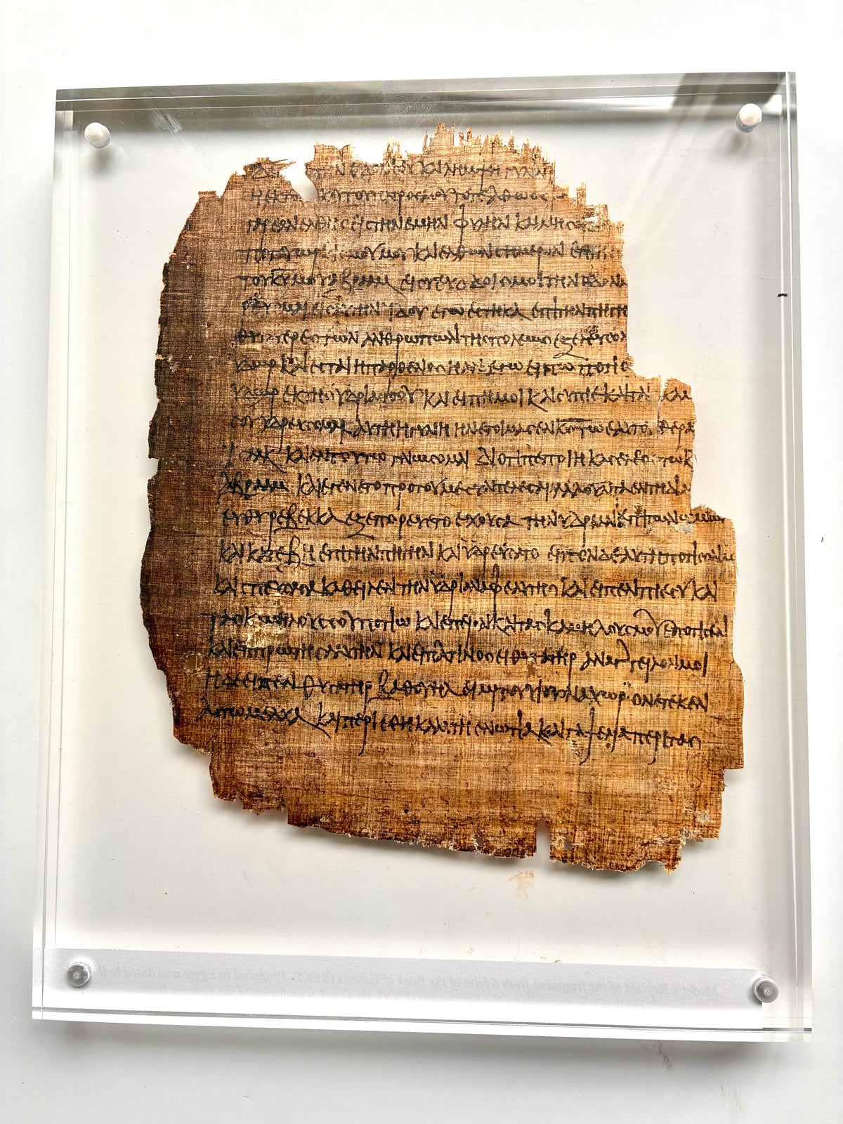 Rebekah at the Well LXX Papyrus Replica | The Servant Recounting the Story | Genesis 24:31–47