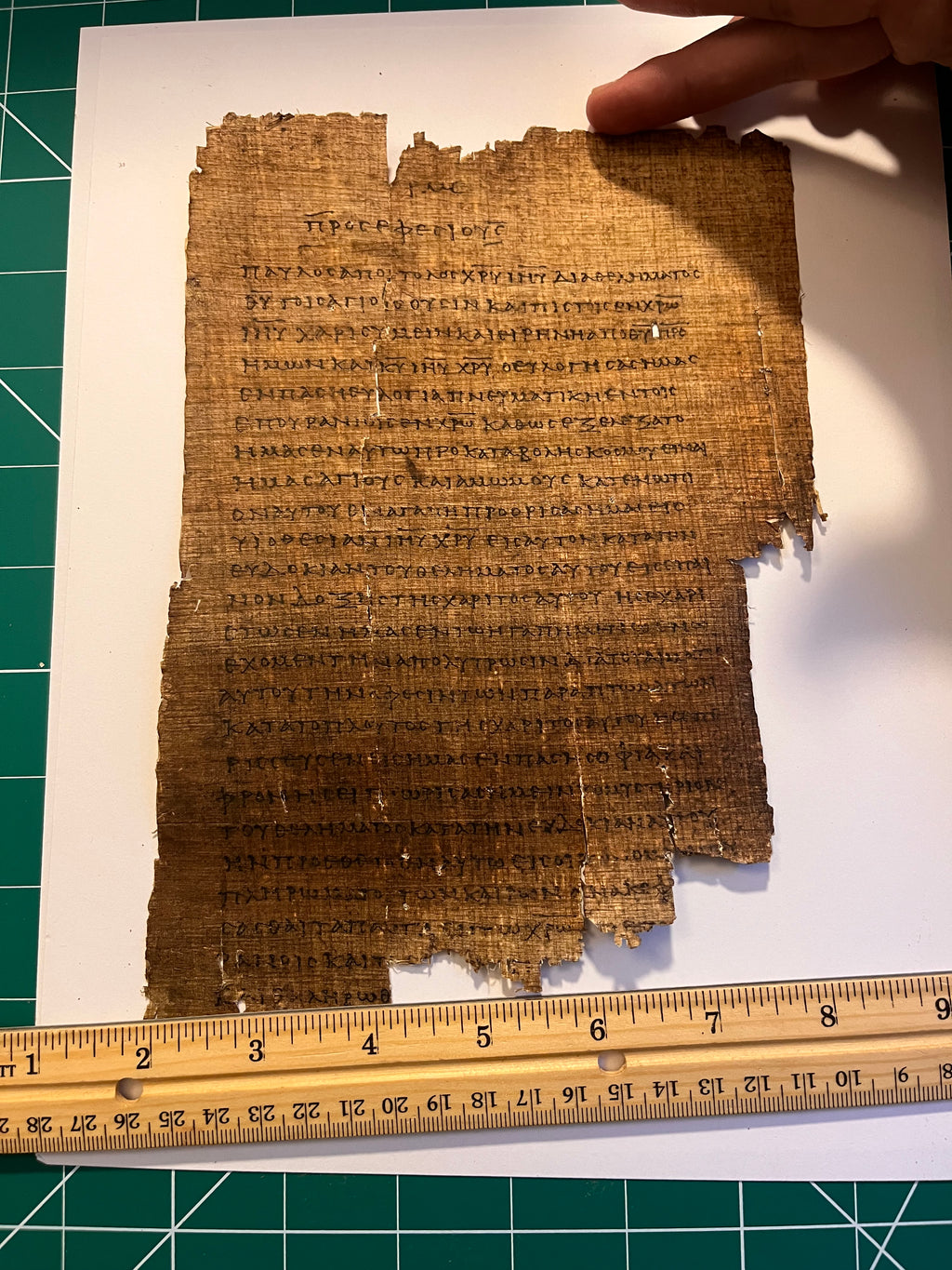 Spiritual Blessings in Heavenly Places | Ephesians 1:1-20  | Papyrus 46 Master-crafted Replica