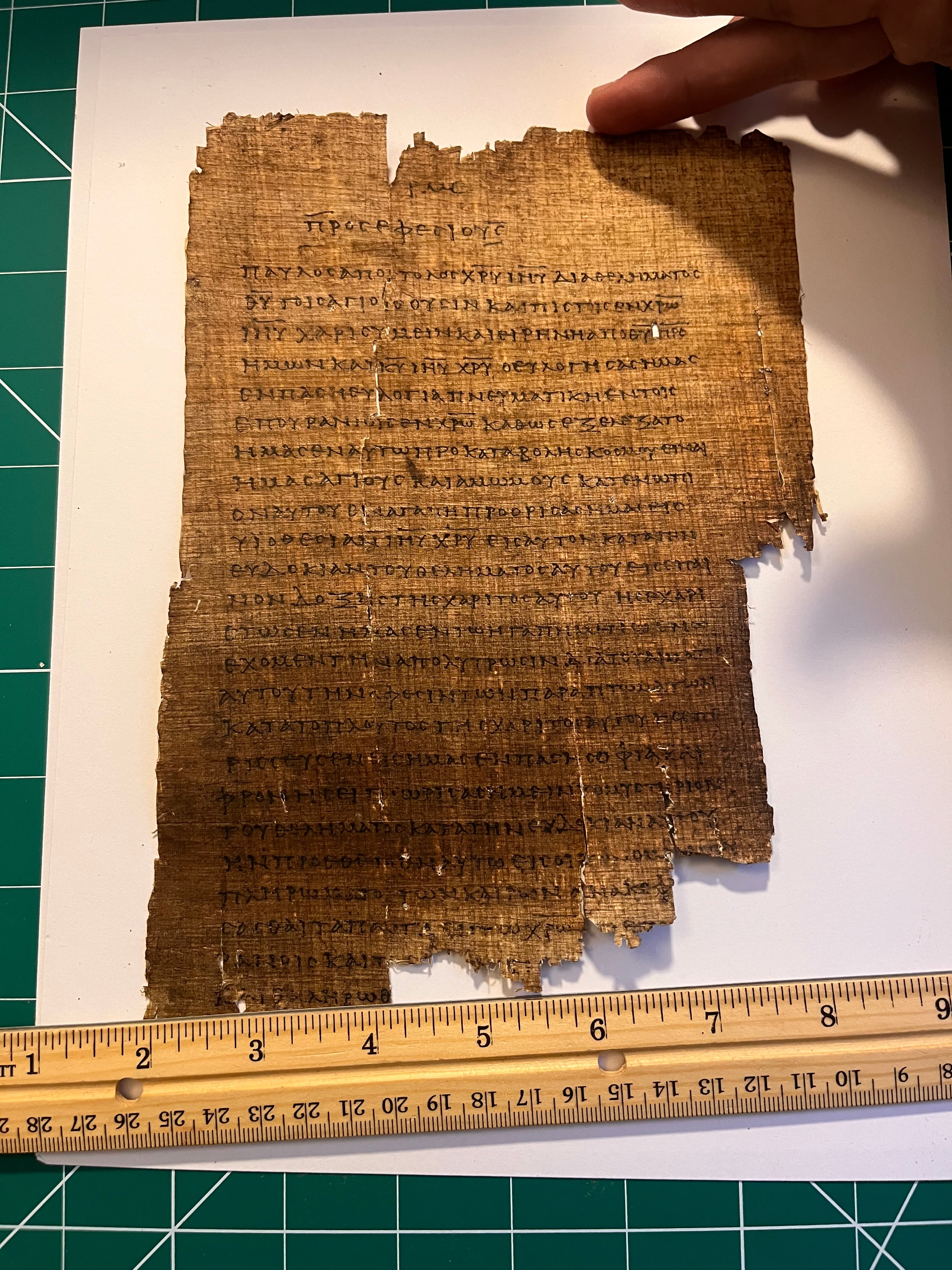Spiritual Blessings in Heavenly Places | Ephesians 1:1-20  | Papyrus 46 Master-crafted Replica