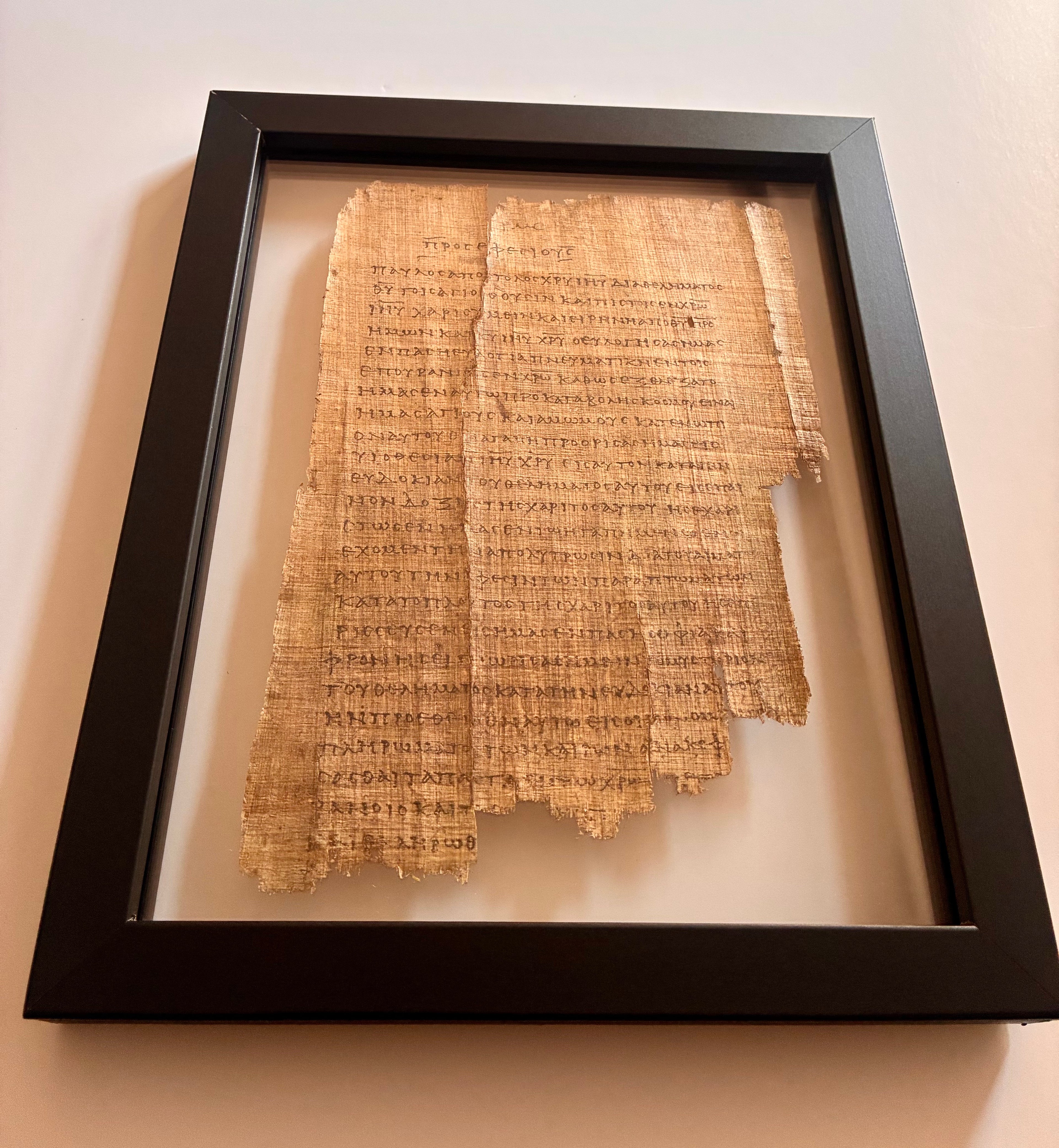 Spiritual Blessings in Heavenly Places | Ephesians 1:1-20  | Papyrus 46 Master-crafted Replica
