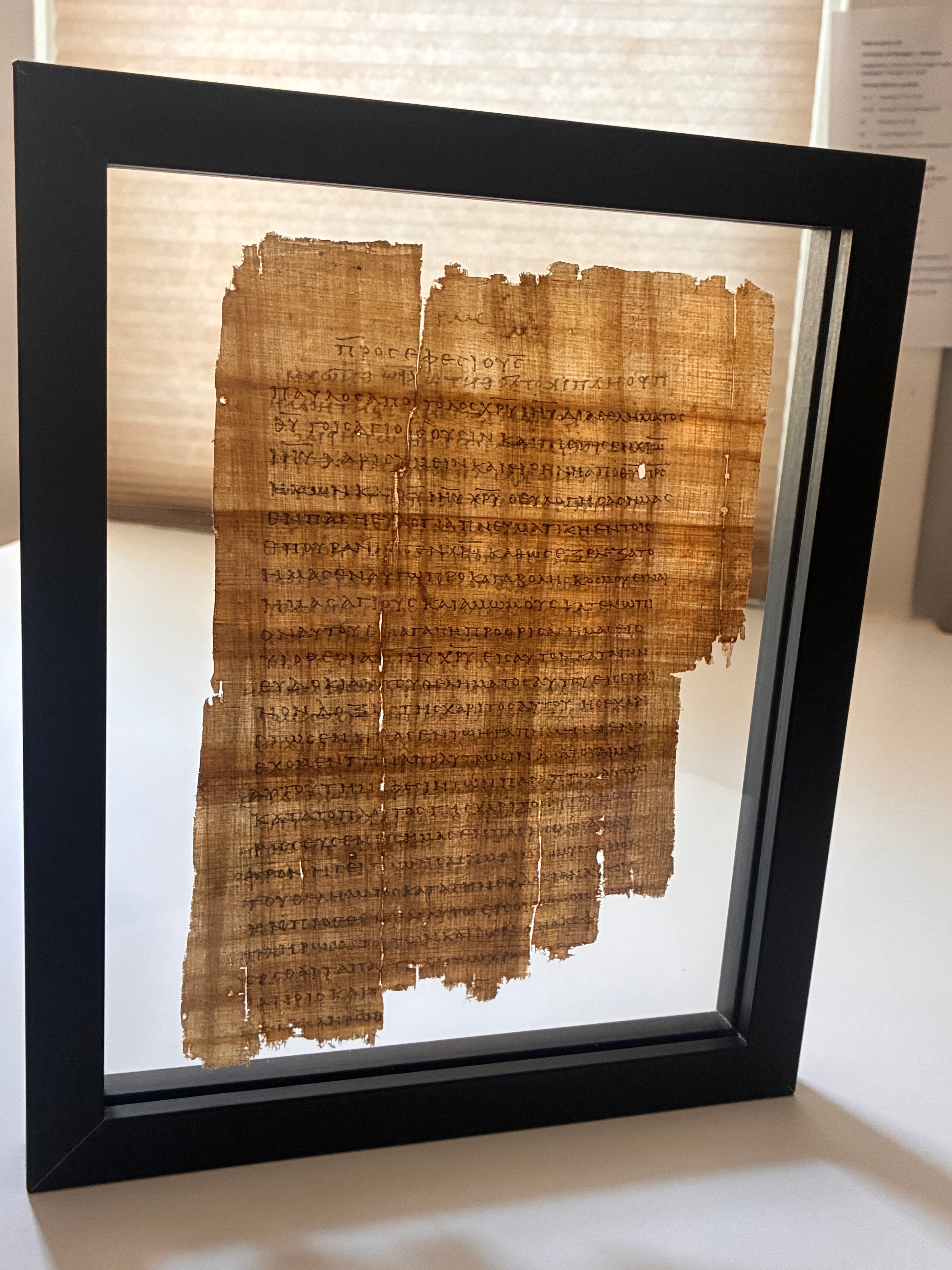 Spiritual Blessings in Heavenly Places | Ephesians 1:1-20  | Papyrus 46 Master-crafted Replica