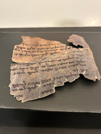 Genesis 1 Dead Sea Scroll Replica on Real Goat Vellum | "In the Beginning God Created..."