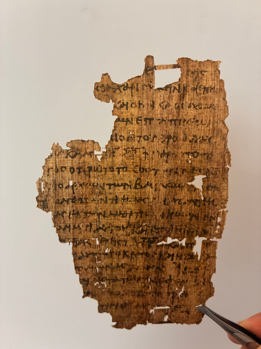 Papyrus 18 Old & New testament Manuscript Typology | Replica of Exodus & Revelation on Single Leaf