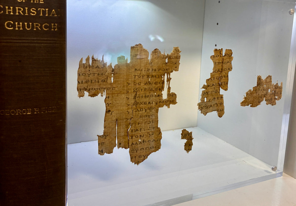 Irenaeus Papyrus Replica | P.Oxy. 405 | Baptism of Jesus | Matt. 3:16–17 | Early Church Father