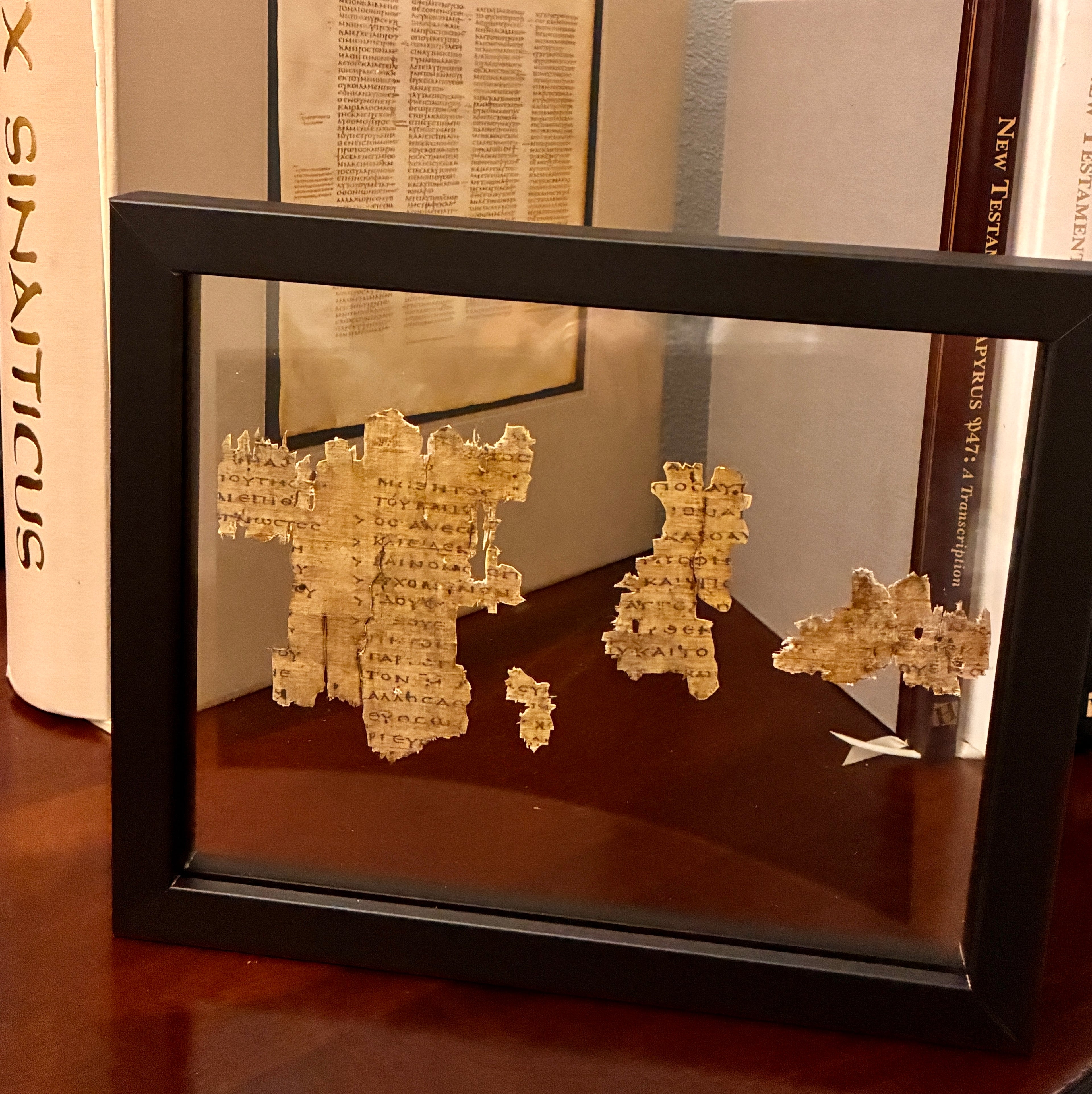 Irenaeus Papyrus Replica | P.Oxy. 405 | Baptism of Jesus | Matt. 3:16–17 | Early Church Father
