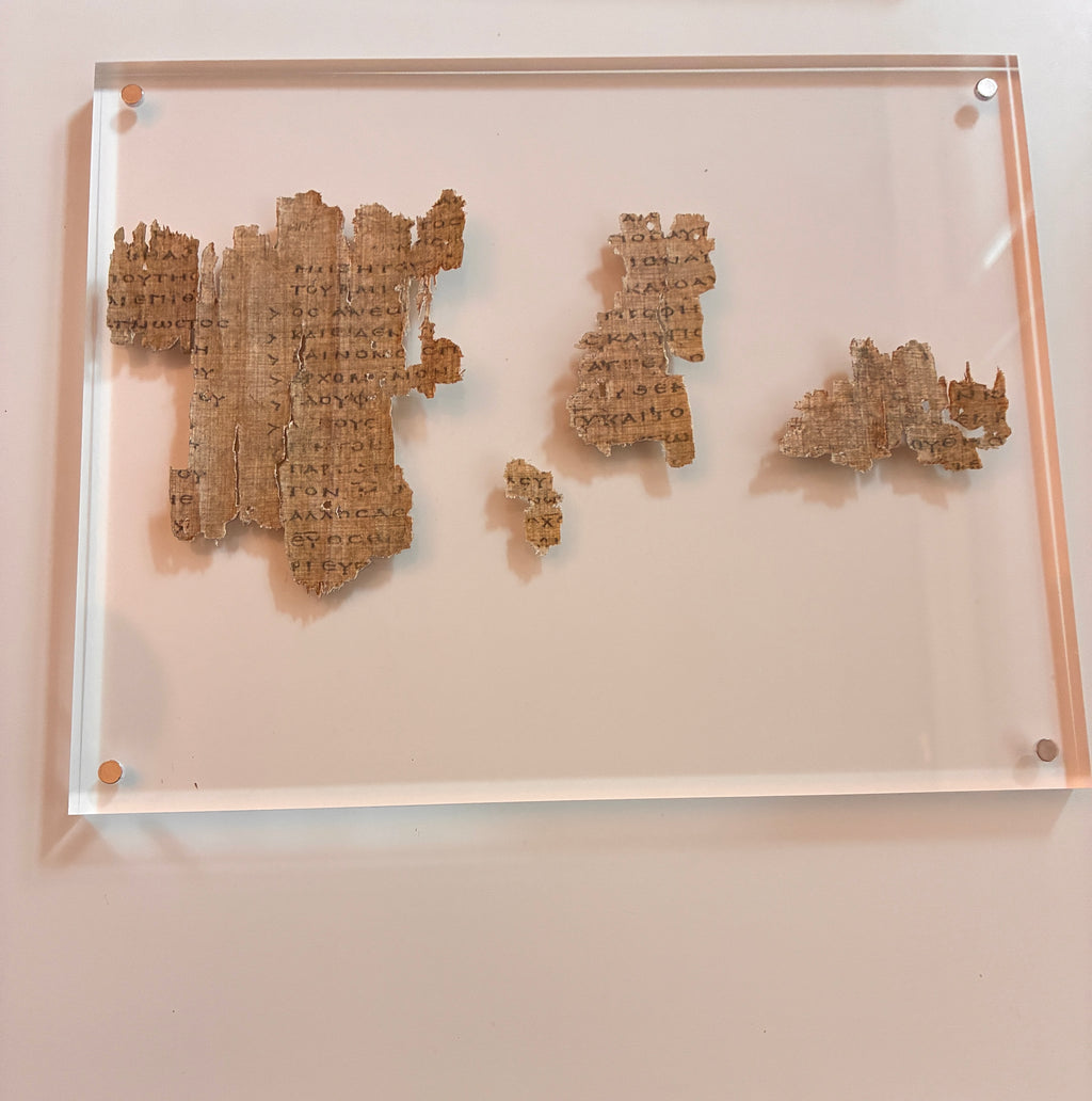 Irenaeus Papyrus Replica | P.Oxy. 405 | Baptism of Jesus | Matt. 3:16–17 | Early Church Father