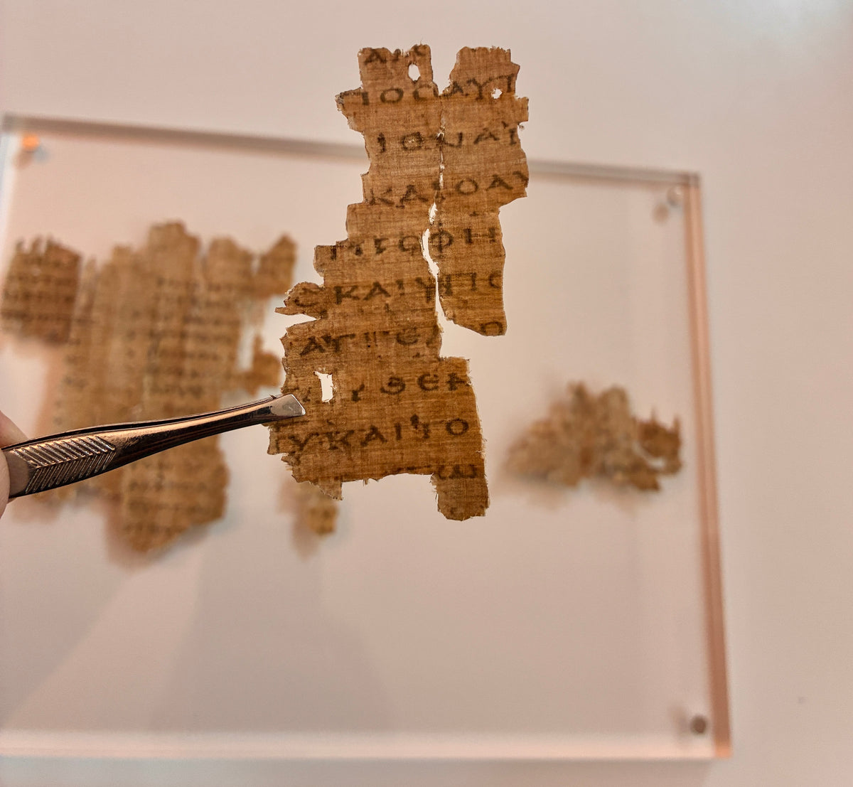 Irenaeus Papyrus Replica | P.Oxy. 405 | Baptism of Jesus | Matt. 3:16–17 | Early Church Father