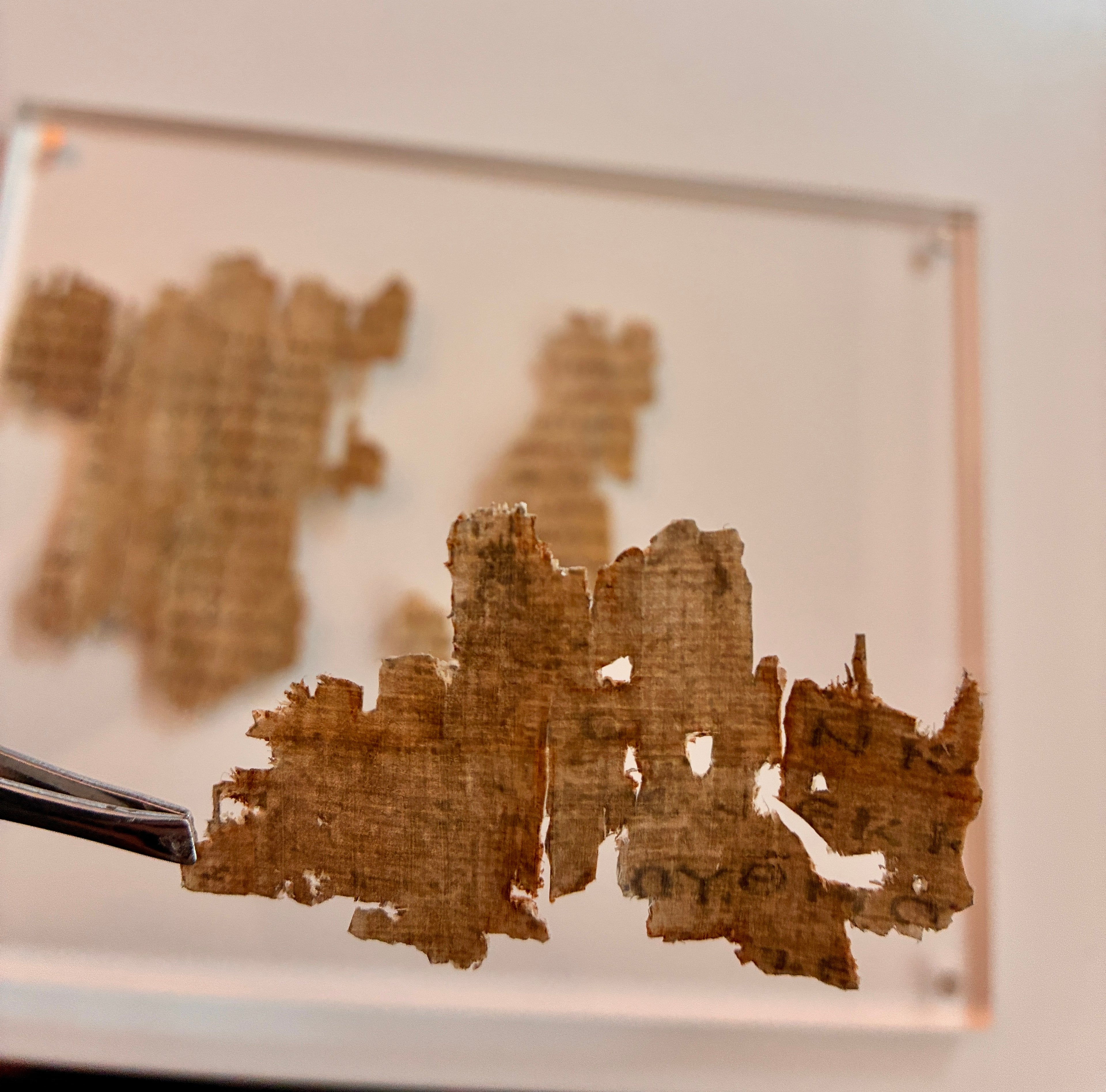 Irenaeus Papyrus Replica | P.Oxy. 405 | Baptism of Jesus | Matt. 3:16–17 | Early Church Father