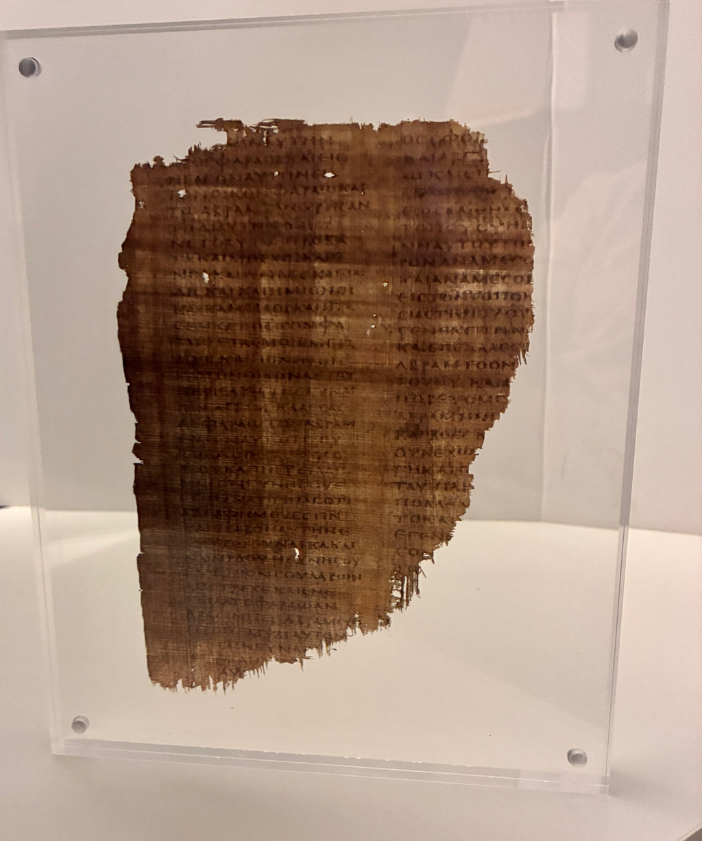 The Promise to Abraham — Genesis 12 | BP IV · Rahlfs 961), Folio 4| Master-Crafted Papyrus Replica