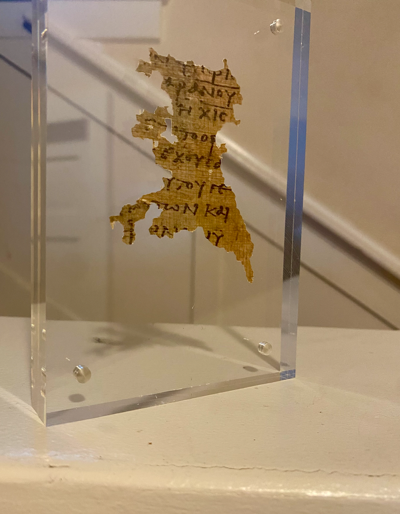 Revelation: 616 Mark of the Beast Variant: Replica of Papyrus 115
