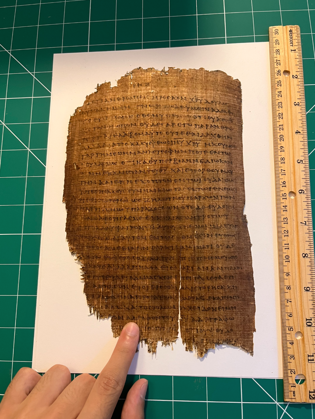 No Other Gospel — Called by Christ | Papyrus 46 (P46) | Ephesians 6:21-Galatians 1:23, Folio 7  | Master-crafted Replica