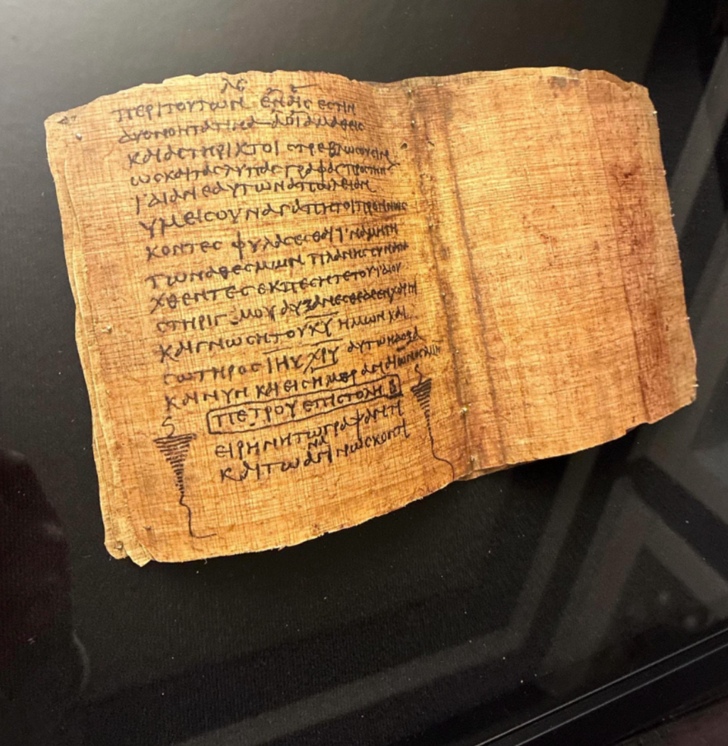 Warning Against Twisting Scripture | Papyrus 72 Replica | 2 Peter 3:16–18