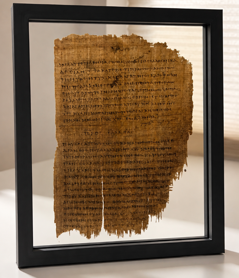 No Other Gospel — Called by Christ | Papyrus 46 (P46) | Ephesians 6:21-Galatians 1:23, Folio 7  | Master-crafted Replica