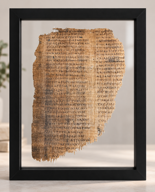 The Promise to Abraham — Genesis 12 | BP IV · Rahlfs 961), Folio 4| Master-Crafted Papyrus Replica