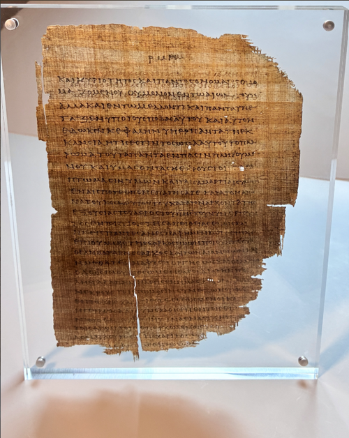 By Grace You Have Been Saved | Papyrus 46 (𝔓46) | Ephesians 1:21–2:20 Early Christian Manuscript Replica