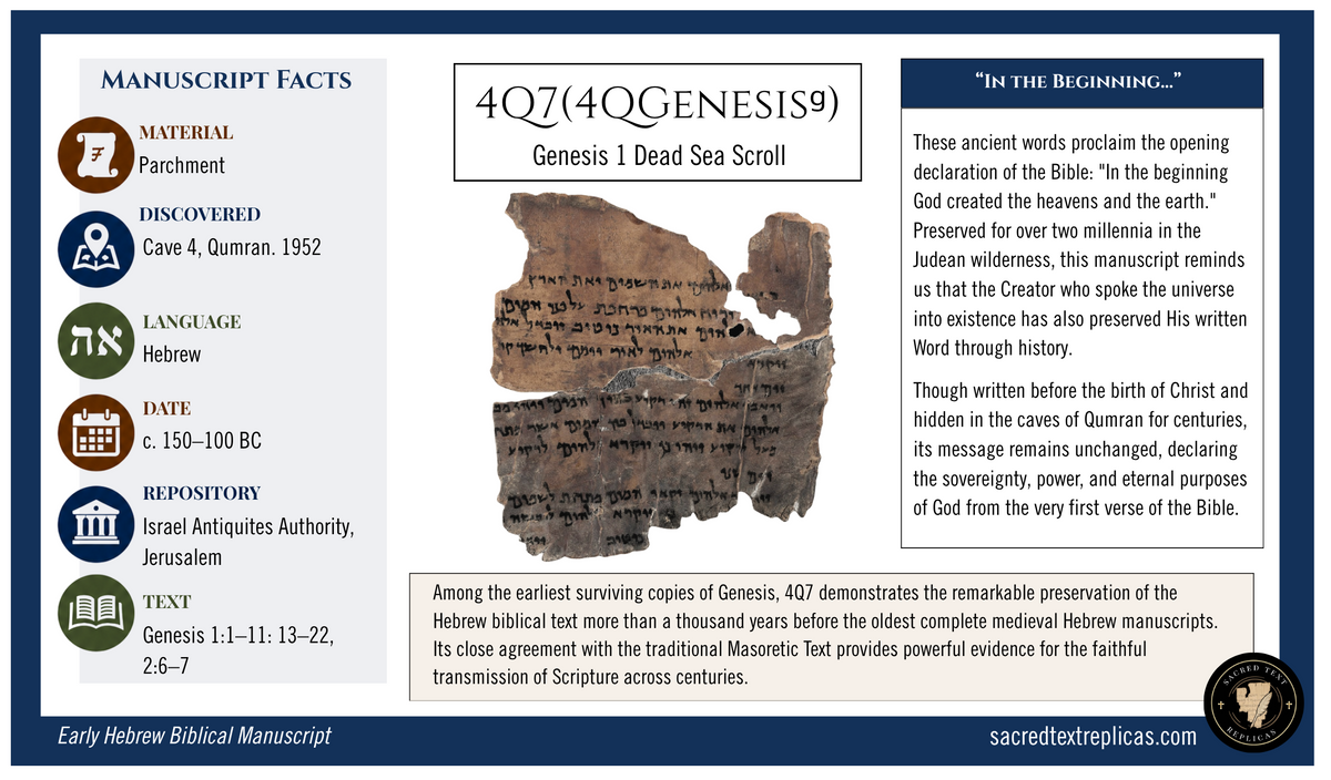 Genesis 1 — 4Q7