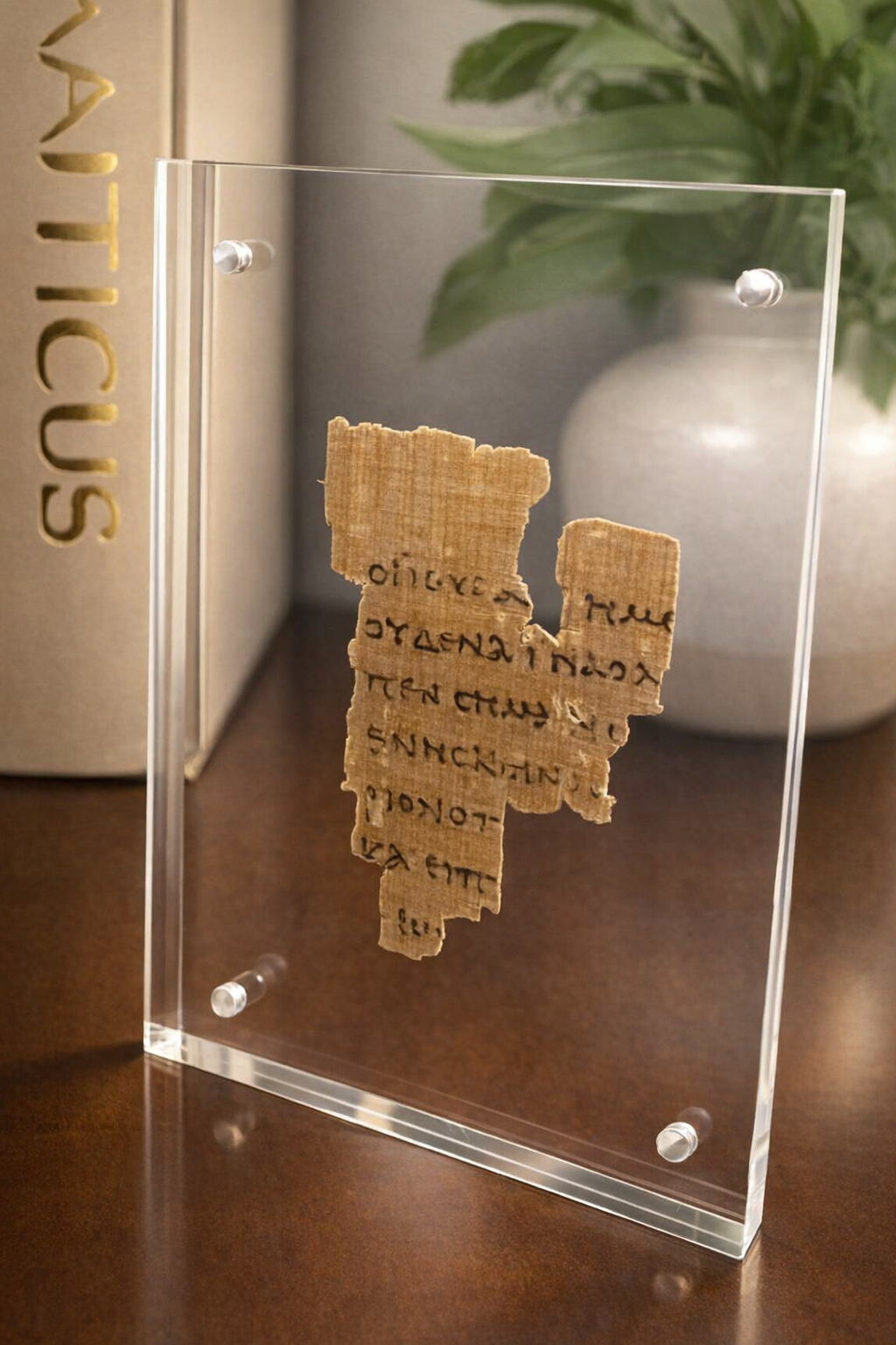 The Oldest Words of Jesus Ever Found — Papyrus 52 Replica | 125 AD
